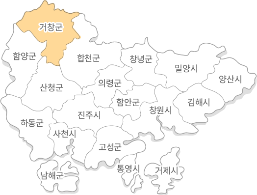 경상남도 지도