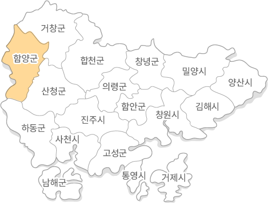 경상남도 지도