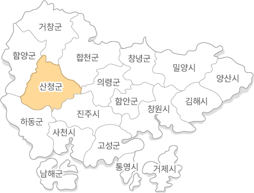 경상남도 지도