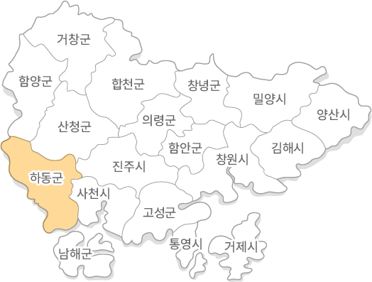 경상남도 지도