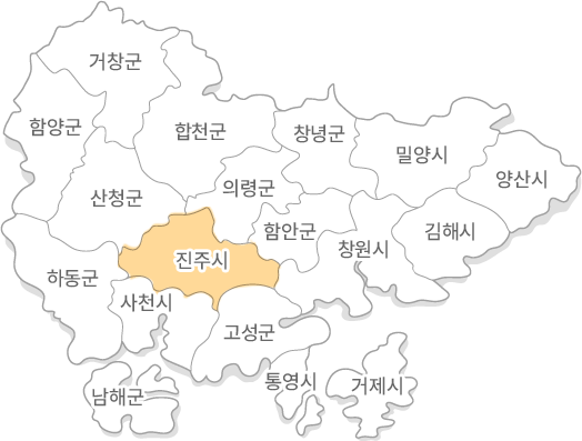 경상남도 지도