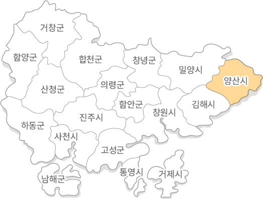 경상남도 지도